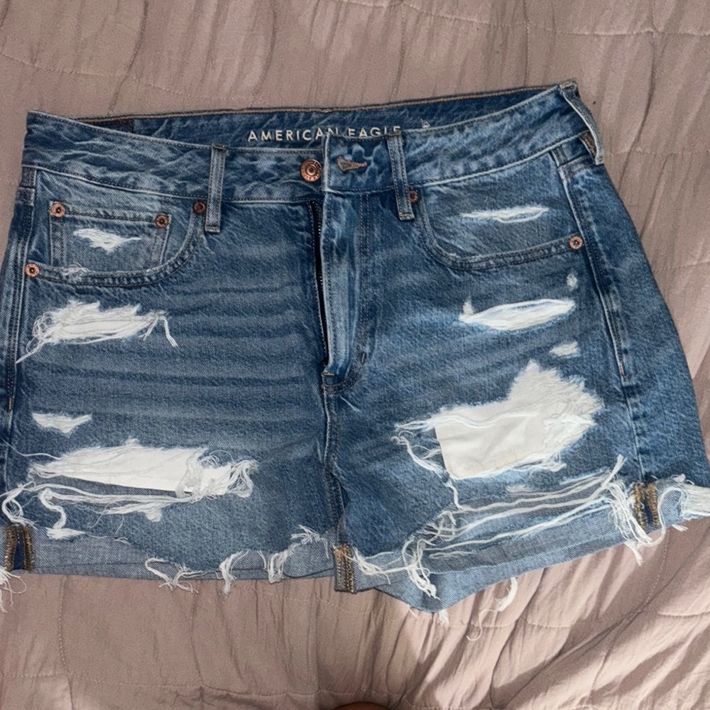 American Eagle Distressed Denim Shorts